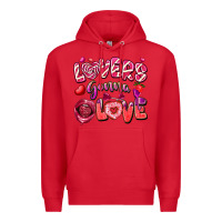 Red lovers gonna love Premium Hoodie - FaDigitalArtStudio