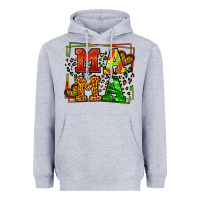 Heather Grey juneteenth leopard frame mama Mother's Day Heavyweight Hoodie - LillyAllenDesigns