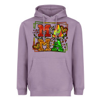 Lavender juneteenth leopard frame mama Mother's Day Heavyweight Hoodie - LillyAllenDesigns