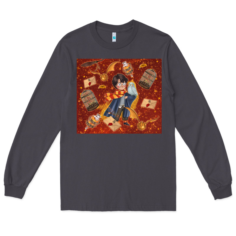 Wizard Boy With Magic Items Long Sleeve Tee by TumblerDesignByShophia | Teevron