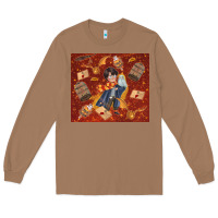 Toasted Coconut wizard boy with magic items Long Sleeve Tee - TumblerDesignByShophia