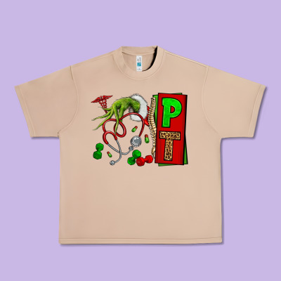 Christmas Character Nurse Urban Heavy Tee Designed By Nancycooperartshop