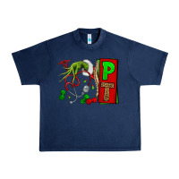 Navy Christmas Character Nurse Urban Heavy Tee - NancyCooperArtShop
