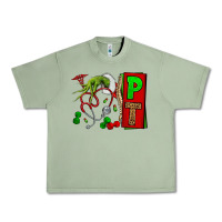 Oil Green Christmas Character Nurse Urban Heavy Tee - NancyCooperArtShop
