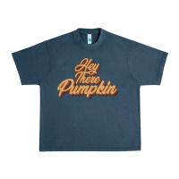 Midnight Navy hey there pumpkin Urban Heavy Tee - JahusDesignShop