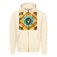Sandshell native american aztec seamless pattern Zipper Hoodie - BundleAndBundleShop