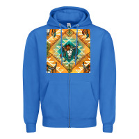 Native American Aztec Seamless Pattern Zipper Hoodie | Teevron