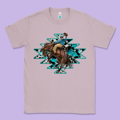 Western Cowboy Classic Tee Designed By Ranaportraitstore