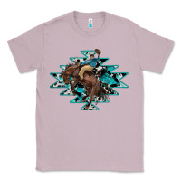 Lilac western cowboy Classic Tee - RanaPortraitStore