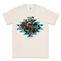 Natural western cowboy Classic Tee - RanaPortraitStore