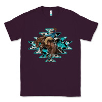 Plum western cowboy Classic Tee - RanaPortraitStore