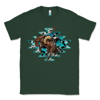 Sports Green western cowboy Classic Tee - RanaPortraitStore