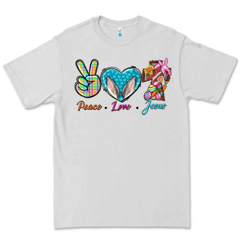 Peace Love Easter Jesus Premium Tee by BundleAndBundleShop | Teevron