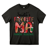 Asphalt santa favorite medical assistant Heavy Core Tee - MaliasSmallBusiness