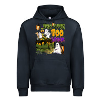Navy too cute too spook Urban Hoodie - BarkalooDesign