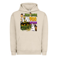 Pigment French Oak too cute too spook Urban Hoodie - BarkalooDesign