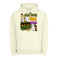 Pigment Pistachio too cute too spook Urban Hoodie - BarkalooDesign