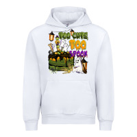 White too cute too spook Urban Hoodie - BarkalooDesign