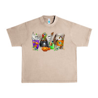 French Oak Halloween Coffee Cups Urban Heavy Tee - texasbilliewilder
