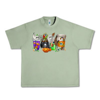 Oil Green Halloween Coffee Cups Urban Heavy Tee - texasbilliewilder