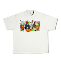 Pistachio Halloween Coffee Cups Urban Heavy Tee - texasbilliewilder