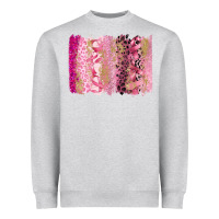 Heather Grey cancer brushstroke Heavyweight Sweatshirt - FaDigitalArtStudio
