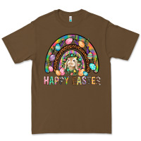 Cacao Happy Easter Rainbow Premium Tee - BundleAndBundleShop