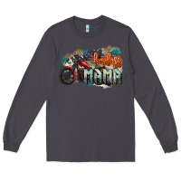 Smoke Badass Mama motorcycle Long Sleeve Tee - HowdyJamesFarm