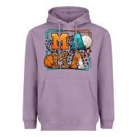Lavender Basketball and Volleyball mama Mother's Day Heavyweight Hoodie - LillyAllenDesigns