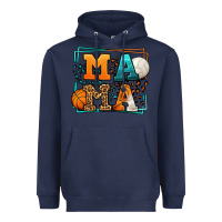 Navy Basketball and Volleyball mama Mother's Day Heavyweight Hoodie - LillyAllenDesigns