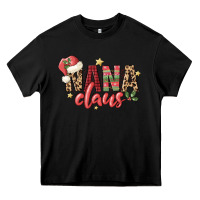 Black nana claus Heavy Core Tee - MaliasSmallBusiness