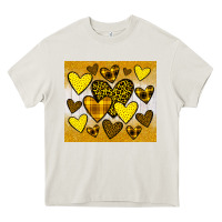 Yellow Hearts Heavy Core Tee | Teevron