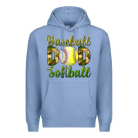 Colony Blue Baseball Dad Softball Premium Hoodie - BundleAndBundleShop