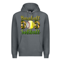 Rock Baseball Dad Softball Premium Hoodie - BundleAndBundleShop