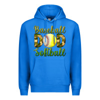 True Royal Baseball Dad Softball Premium Hoodie - BundleAndBundleShop