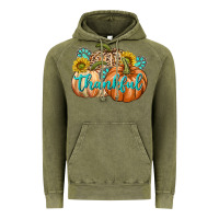Vintage Olive Thankful Vintage Hoodie - texasbilliewilder