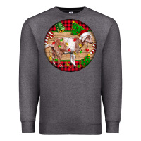Charcoal Heather Nubian Goat Christmas Premium Sweatshirt - LillyAllenDesigns
