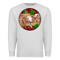 Dove Grey Nubian Goat Christmas Premium Sweatshirt - LillyAllenDesigns