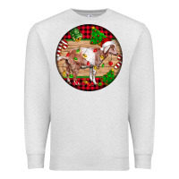Oatmeal Heather Nubian Goat Christmas Premium Sweatshirt - LillyAllenDesigns