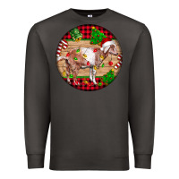 Smoke Nubian Goat Christmas Premium Sweatshirt - LillyAllenDesigns