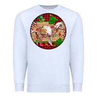 White Nubian Goat Christmas Premium Sweatshirt - LillyAllenDesigns