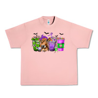 Salmon Coffee Cups with Cow and Halloween Urban Heavy Tee - texasbilliewilder