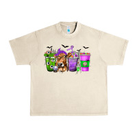 Sandshell Coffee Cups with Cow and Halloween Urban Heavy Tee - texasbilliewilder