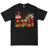 Black Elf Coffee Cups Christmas Premium Tee - BundleAndBundleShop
