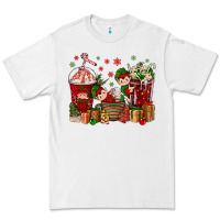 White Elf Coffee Cups Christmas Premium Tee - BundleAndBundleShop
