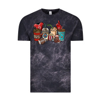 Football Coffee Cups Vintage Tee | Teevron