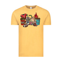 Vintage Mustard Football coffee cups Vintage Tee - NancyCooperArtShop