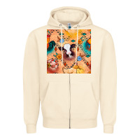 Sandshell western farm animals seamless pattern Zipper Hoodie - BundleAndBundleShop