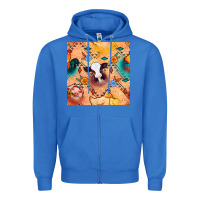 True Royal western farm animals seamless pattern Zipper Hoodie - BundleAndBundleShop