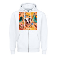 White western farm animals seamless pattern Zipper Hoodie - BundleAndBundleShop